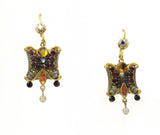 Rare Signed ADAYA Maya Rayten Micro Mosaic Earrings