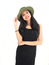 Handmade Crochet Boho Hippie Hemp Cotton Sun Hat