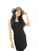 Handmade Crochet Boho Hippie Hemp Cotton Sun Hat