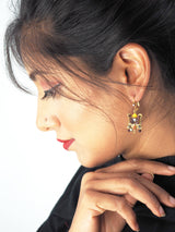 Rare Signed ADAYA Maya Rayten Micro Mosaic Earrings