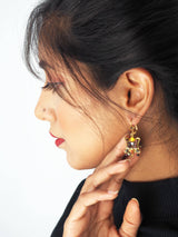 Rare Signed ADAYA Maya Rayten Micro Mosaic Earrings