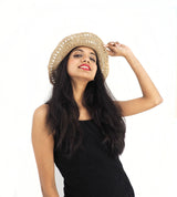 Handmade Crochet Boho Hippie Hemp Cotton Sun Hat