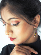 Rare Signed ADAYA Maya Rayten Micro Mosaic Earrings