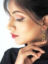 Rare Signed ADAYA Maya Rayten Micro Mosaic Earrings