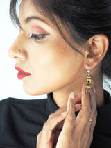 Rare Signed ADAYA Maya Rayten Micro Mosaic Earrings