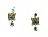 Rare Signed ADAYA Maya Rayten Micro Mosaic Earrings