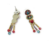 Rare Signed ADAYA Maya Rayten Micro Mosaic Earrings