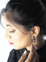 Rare Signed ADAYA Maya Rayten Micro Mosaic Earrings