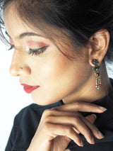 Rare Signed ADAYA Maya Rayten Micro Mosaic Earrings