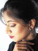 Rare Signed ADAYA Maya Rayten Micro Mosaic Earrings