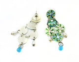 Rare Signed ADAYA Maya Rayten Micro Mosaic Earrings