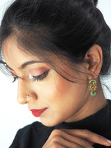 Rare Signed ADAYA Maya Rayten Micro Mosaic Earrings