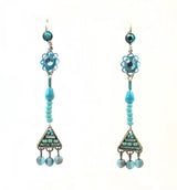 Rare Signed ADAYA Maya Rayten Micro Mosaic Earrings