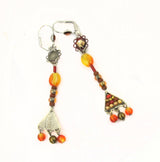 Rare Signed ADAYA Maya Rayten Micro Mosaic Earrings