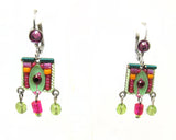 Rare Signed ADAYA Maya Rayten Micro Mosaic Earrings
