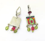 Rare Signed ADAYA Maya Rayten Micro Mosaic Earrings
