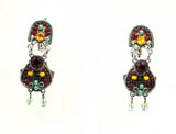 Rare Signed ADAYA Maya Rayten Micro Mosaic Earrings