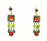 Rare Signed ADAYA Maya Rayten Micro Mosaic Earrings