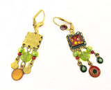 Rare Signed ADAYA Maya Rayten Micro Mosaic Earrings