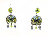 Rare Signed ADAYA Maya Rayten Micro Mosaic Earrings
