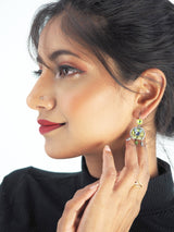 Rare Signed ADAYA Maya Rayten Micro Mosaic Earrings