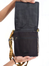 Handmade Cross Body Cotton Hemp Handbag Purse