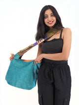 Handmade Cross Body Cotton Hemp Hippie Handbag Purse