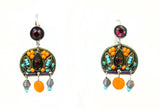 Rare Signed ADAYA Maya Rayten Micro Mosaic Earrings