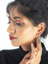 Rare Signed ADAYA Maya Rayten Micro Mosaic Earrings