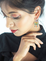 Rare Signed ADAYA Maya Rayten Micro Mosaic Earrings