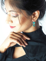 Rare Signed ADAYA Maya Rayten Micro Mosaic Earrings