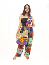 Handmade Cross Body Cotton Hemp Hippie Handbag Purse