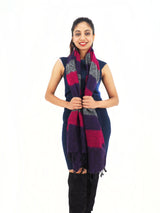 Handmade Hand Loomed Yak Wool Large Shawl Blanket Throw Meditation Shawl