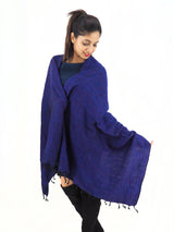 Scarf, shawl, blanket shawl, throw and Mediation shawl. Hand loomed from highland yak wool