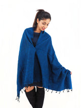 Scarf, shawl, blanket shawl, throw and Mediation shawl. Hand loomed from highland yak wool