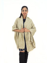 Handmade Hand Loomed Yak Wool Large Shawl Blanket Throw Meditation Shawl