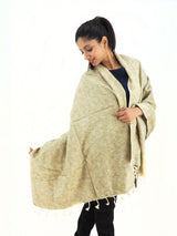 Scarf, shawl, blanket shawl, throw and Mediation shawl. Hand loomed from highland yak wool