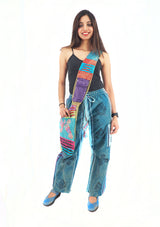 Handmade Cross Body Cotton Hemp Hippie Handbag Purse