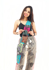 Handmade Cross Body Cotton Hemp Hippie Handbag Purse