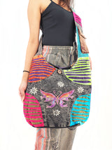 Handmade Cross Body Cotton Hemp Hippie Handbag Purse