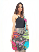 Handmade Cross Body Cotton Hemp Hippie Handbag Purse