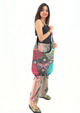 Handmade Cross Body Cotton Hemp Hippie Handbag Purse