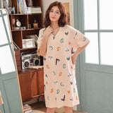 Sleep Wear Soft Cotton Blend Night Shirt Lounge Wear XL 2XL 2XL