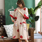 Sleep Wear Soft Cotton Blend Night Shirt Lounge Wear XL 2XL 2XL