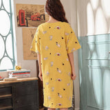 Sleep Wear Soft Cotton Blend Night Shirt Lounge Wear XL 2XL 2XL