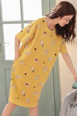 Sleep Wear Soft Cotton Blend Night Shirt Lounge Wear XL 2XL 2XL