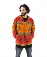 Handmade Casual Boho Cotton Unisex Men's Jackets Hoodies Size S-M-L-XL-XXL