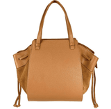 Tan Leather Large Handbag