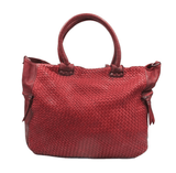 Red Burgundy Super Soft Calf Leather Handbag