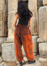 Handmade Casual Boho Cotton Hippie Yoga Pants Size S-M-L-XL
